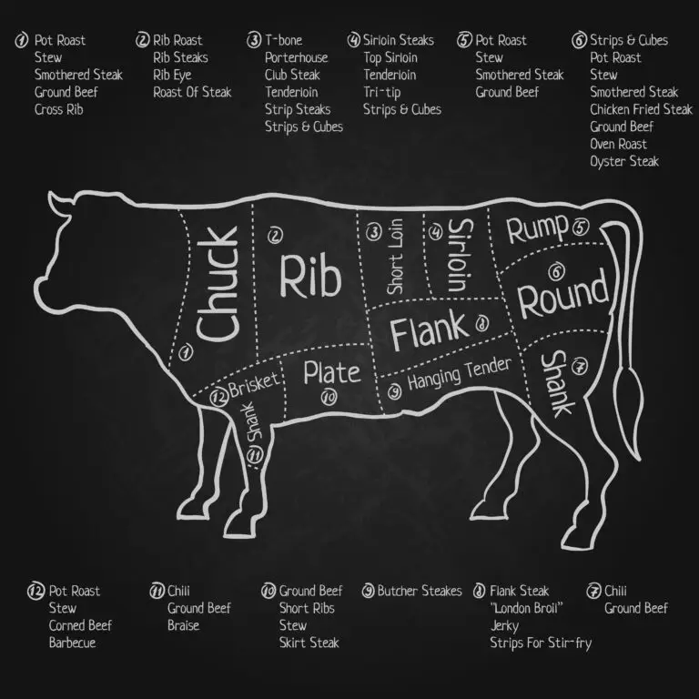 Different cuts of beef offered by Cox Cattle Co.